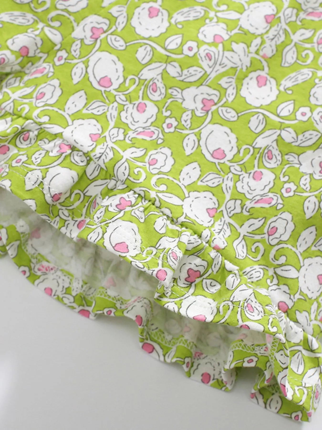 Children's Ruffle Trim Tank and Shots Set 