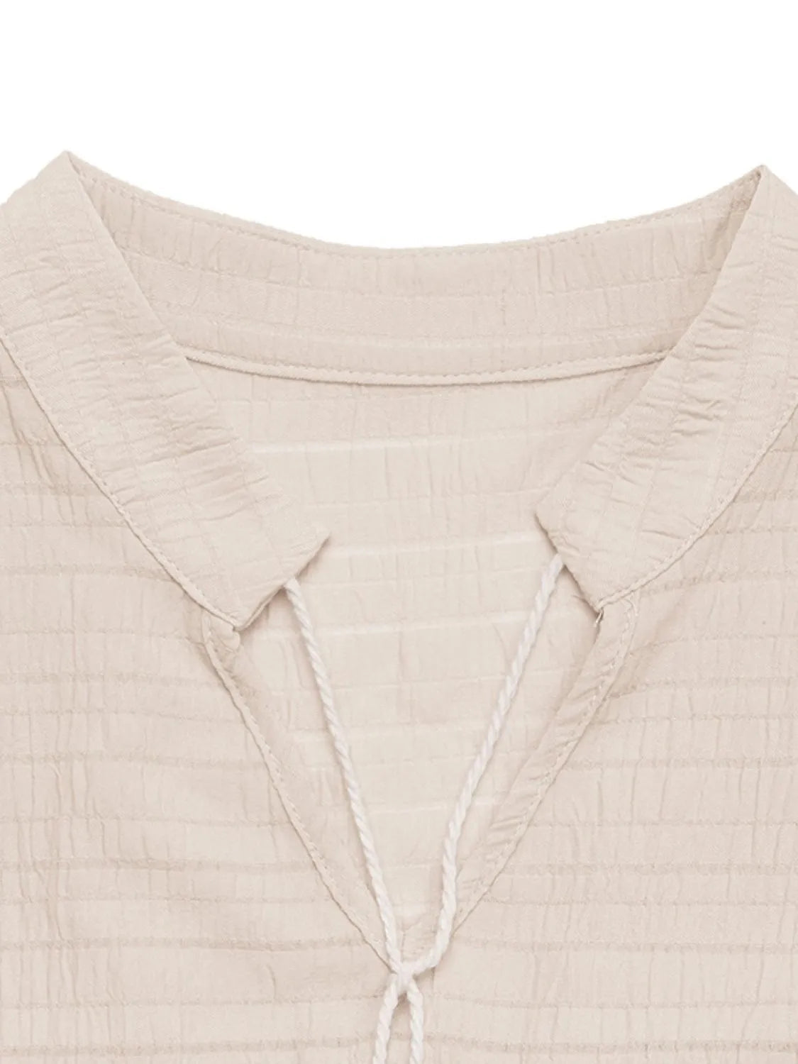 Tie Neck Sleeveless Ruffled Hem Dress 