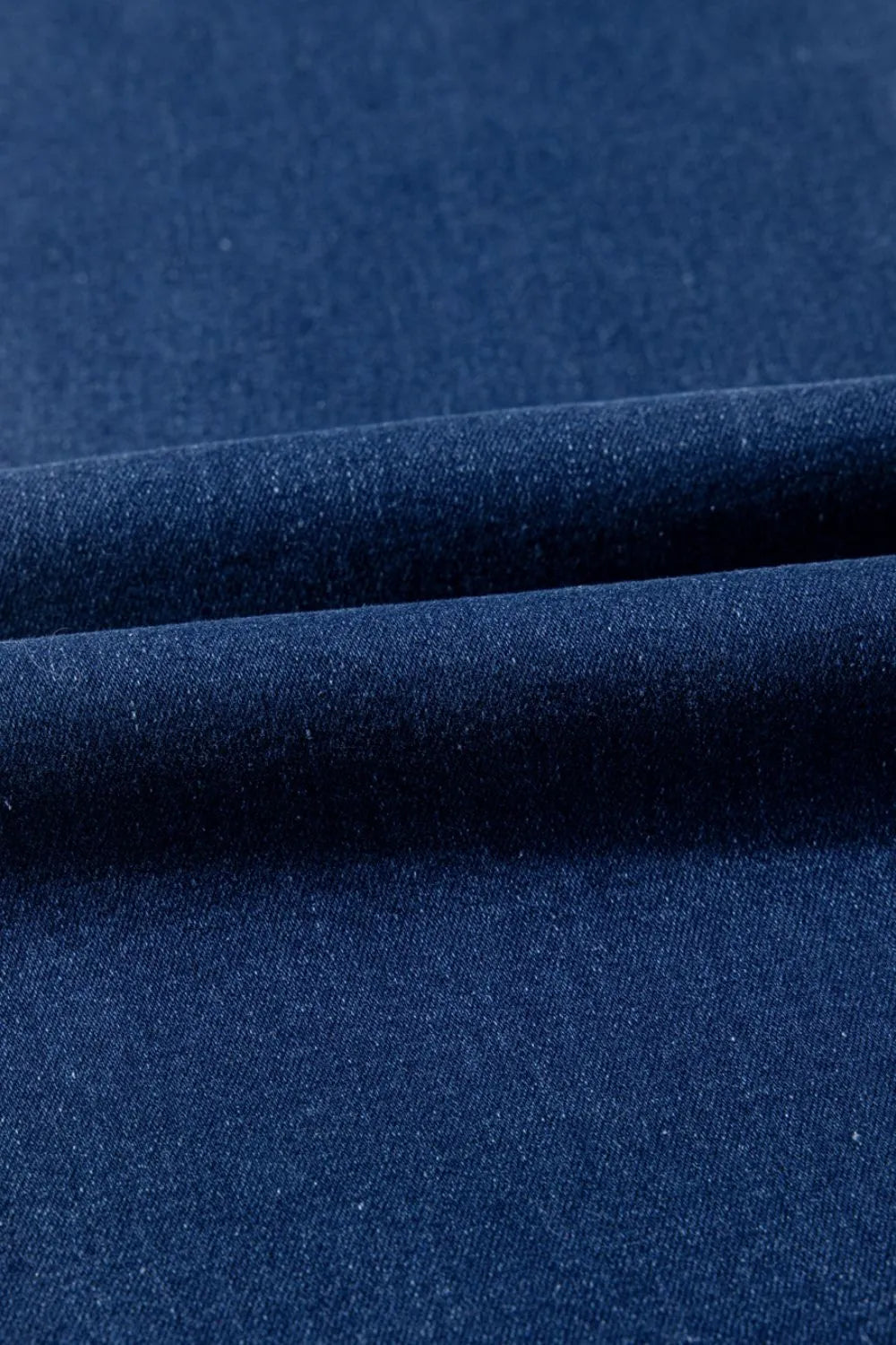 Center Seam Deep Wash Straight Jeans 