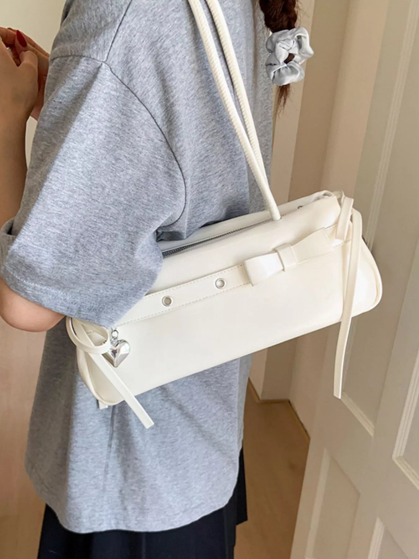 PU Leather Shoulder Bag 