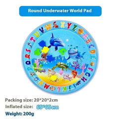 Bring Fun and Comfort to Playtime with the Cartoon Water Cushion Mat 