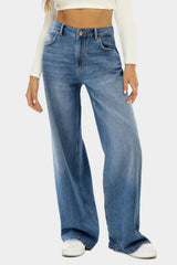 High Waist Wide Leg Jeans 