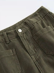 Full Size Wide Leg Pants with Pockets Plus Size 