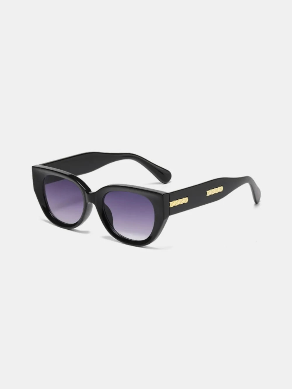 Cat Eye Polycarbonate Frame Sunglasses 