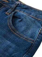 Full Size Distressed Raw Hem Flare Jeans Plus Size 