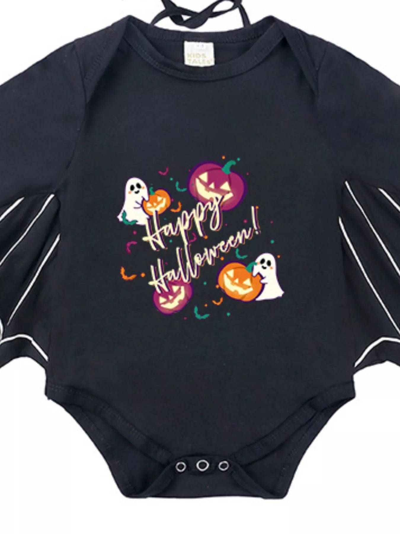 Children's Halloween Bat Bodysuit & Hat Costume Set 