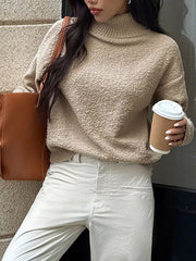Turtleneck Long Sleeve Sweater 