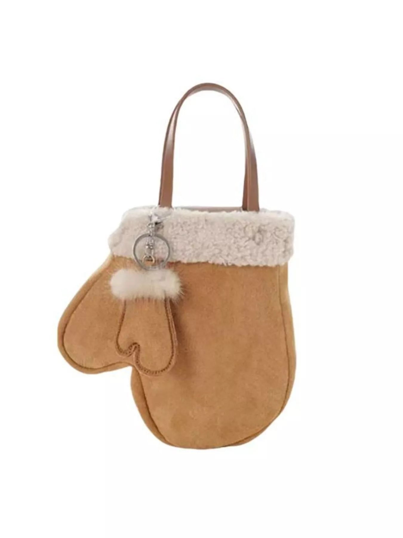 Mitten-Shaped Handbag 