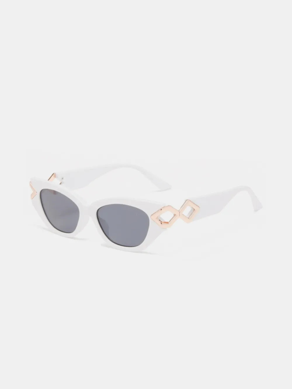 Polycarbonate Frame Cat-Eye Sunglasses 