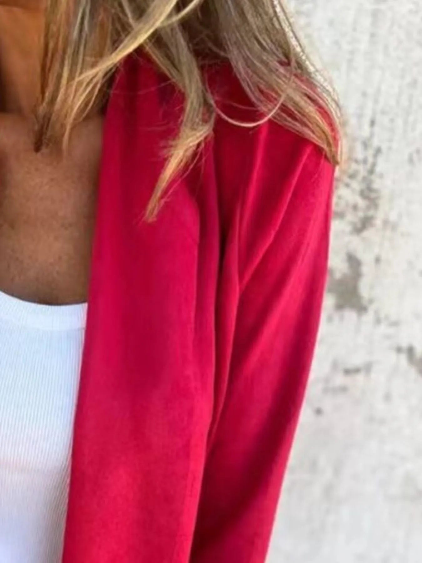 Full Size Open Front Casual Cardigan Plus Size 
