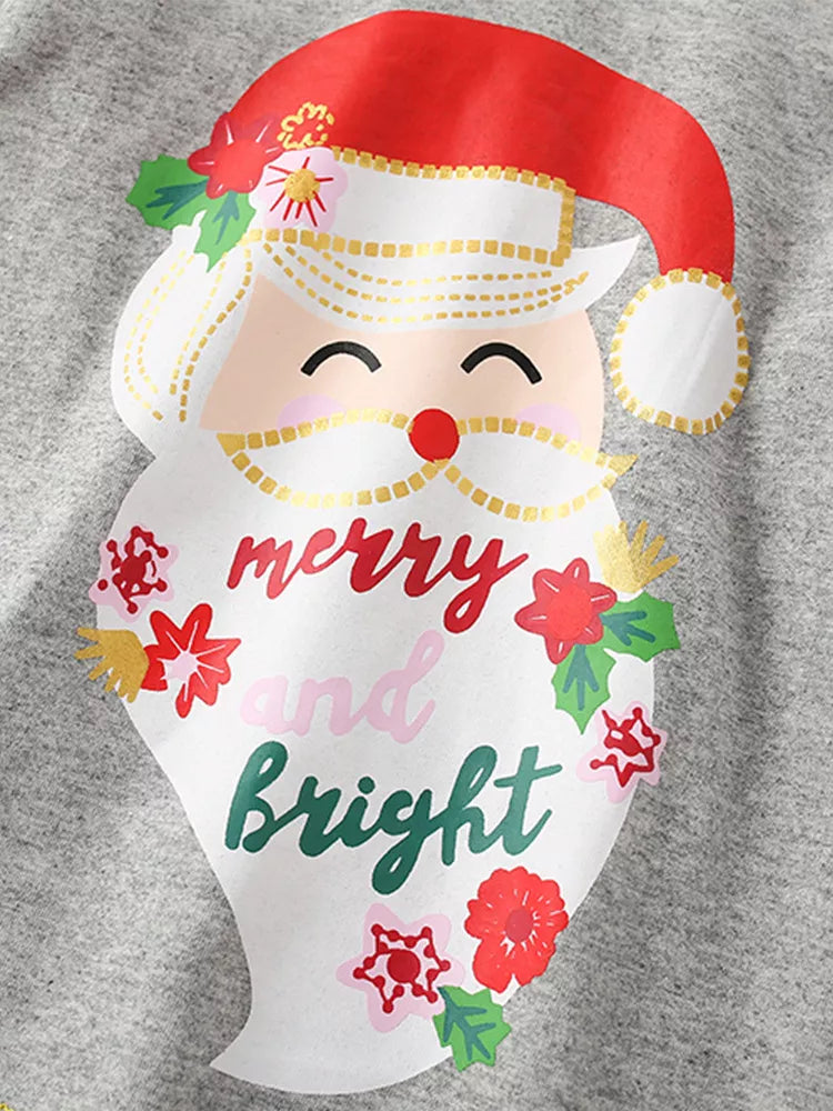 Children's Christmas Santa Long Sleeve Pajama Set 
