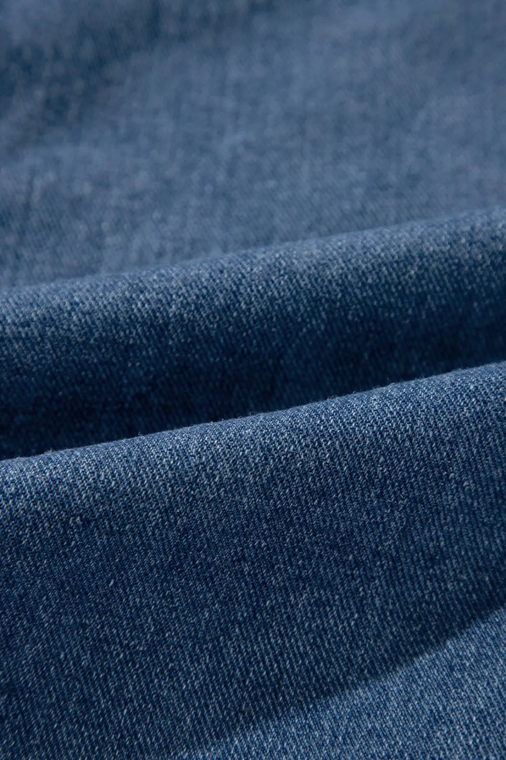 Pocketed Long Sleeve Denim Jacket 