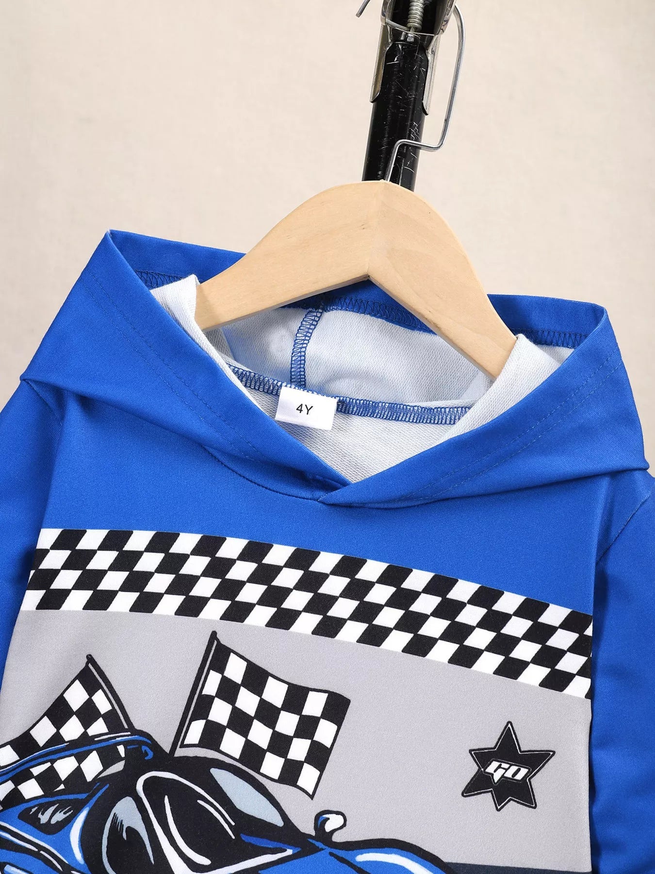 Children's Racing Car Hoodie & Pants Set 
