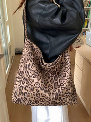 Leopard Print Tote Bag 