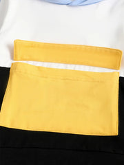 Children's Color Block Hoodie and Pants Set 