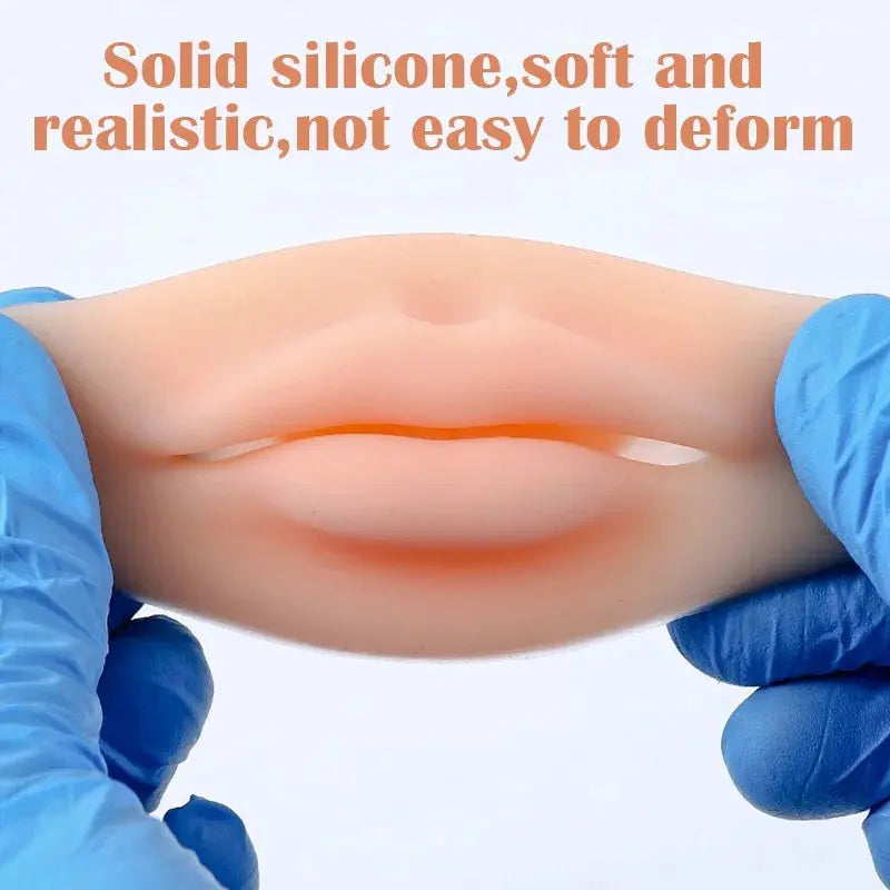 1/3/5pcs Soft Silicone 3D Lips Practice Silicone Skin Reusable Training Skin For Beginner Training Tattoo Permanent Makeup Tool dylinoshop