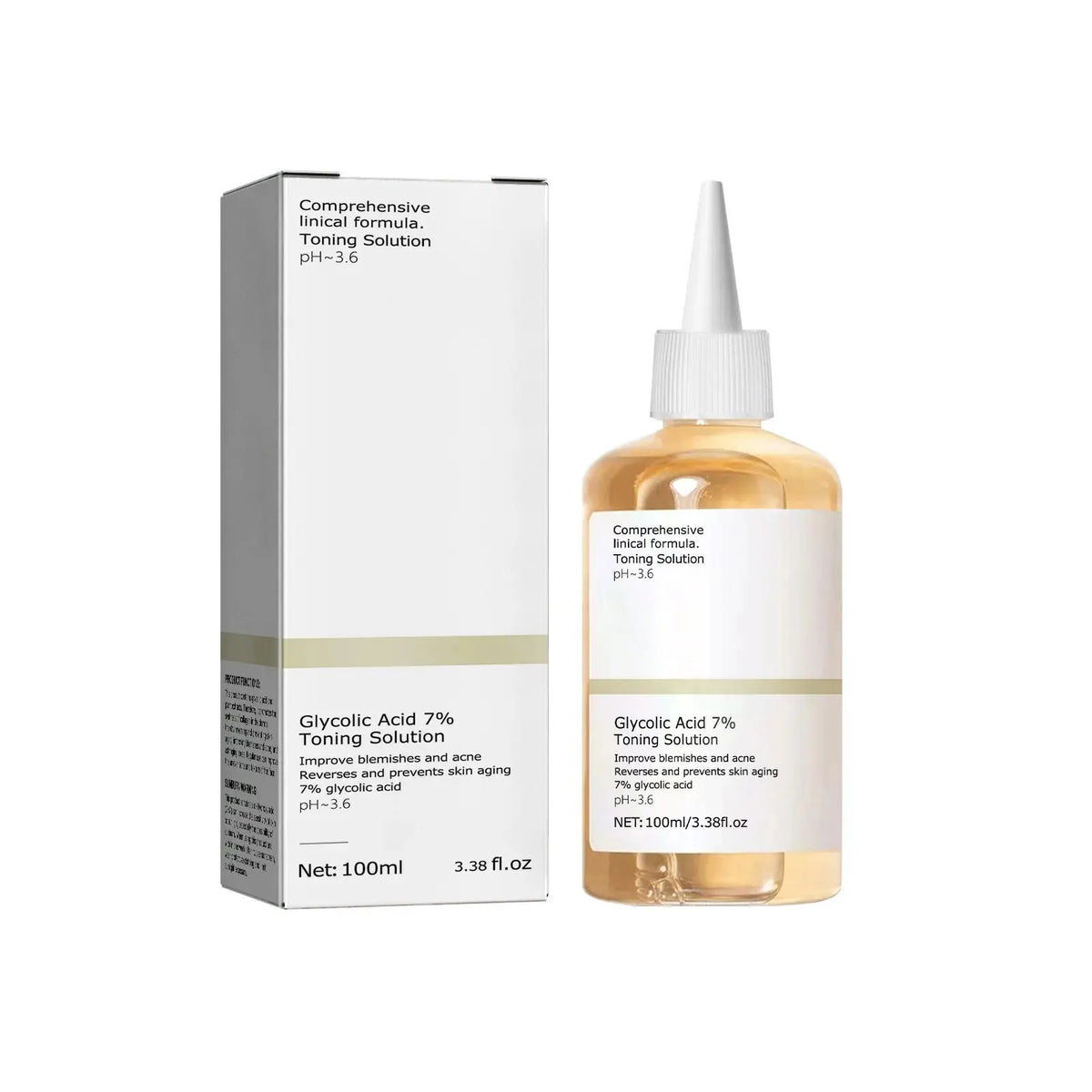 100ml Glycolic Acid 7% Toning Solution for Acne-Prone Skin