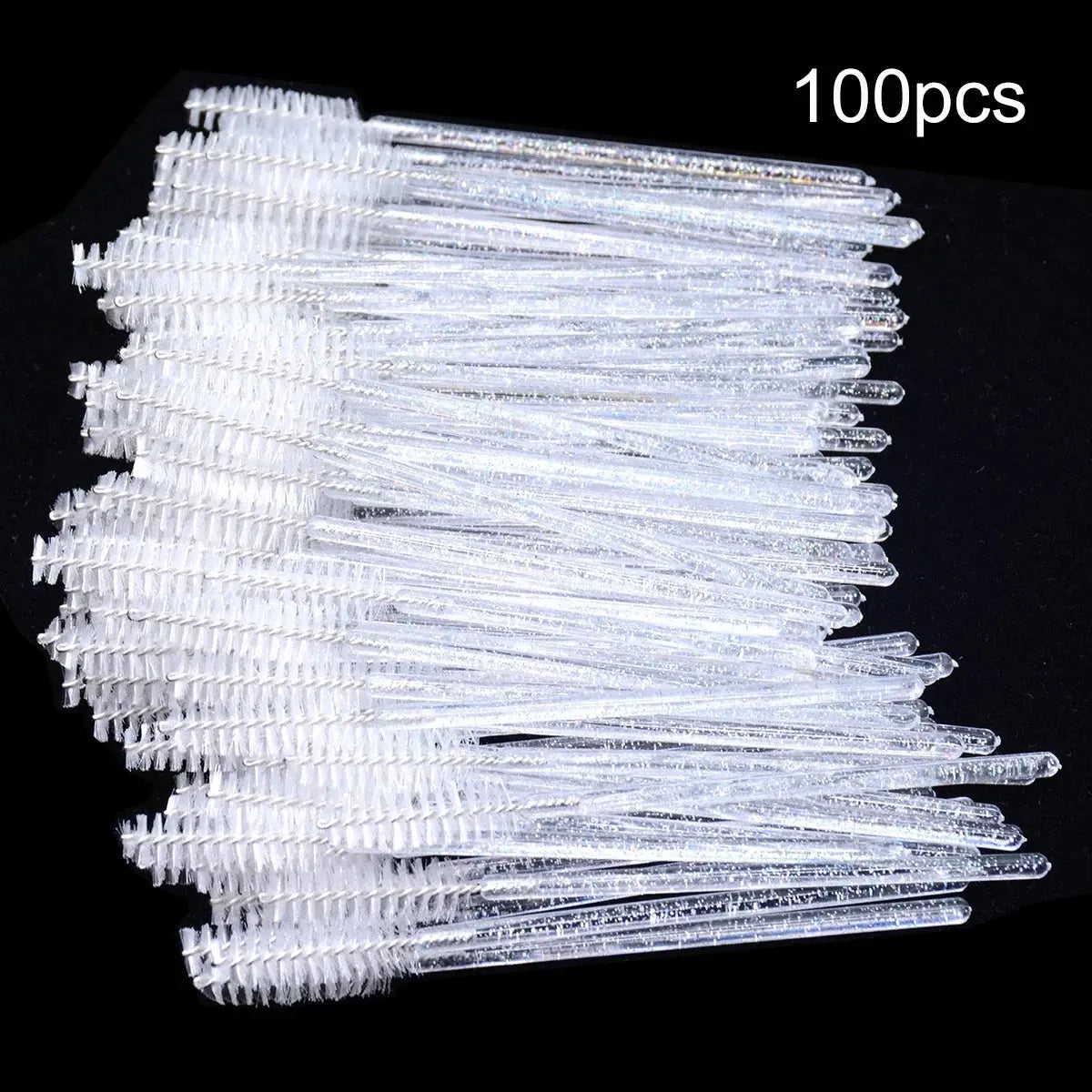 100pcs For Eyelash Extension Makeup Disposable Eyelash Brushes Spoolies Micro Lash Mascara Wands Combs Wholesale dylinoshop