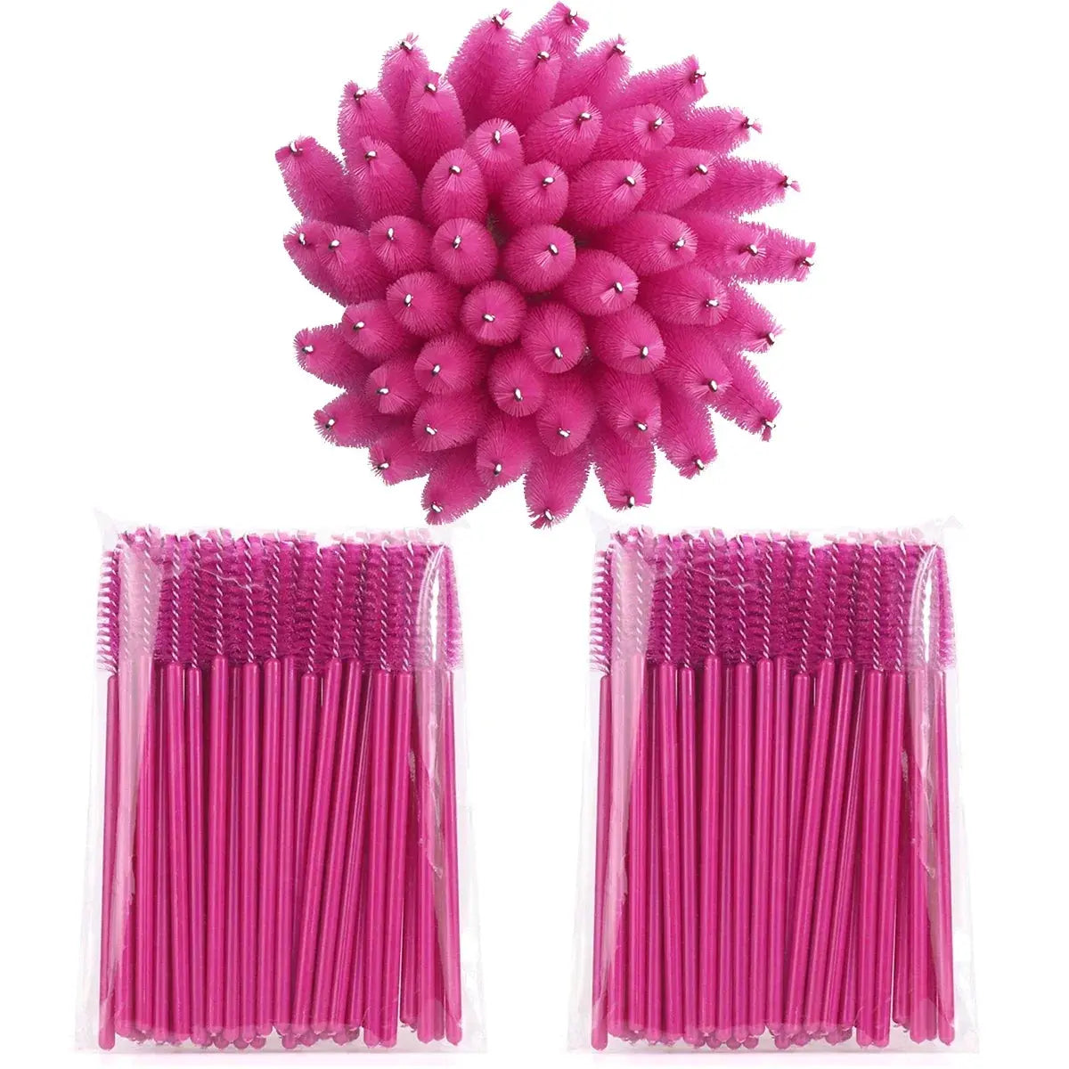 100pcs For Eyelash Extension Makeup Disposable Eyelash Brushes Spoolies Micro Lash Mascara Wands Combs Wholesale dylinoshop