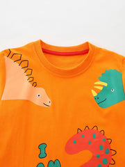Children's Dinosaur Print Long Sleeve T-Shirt 