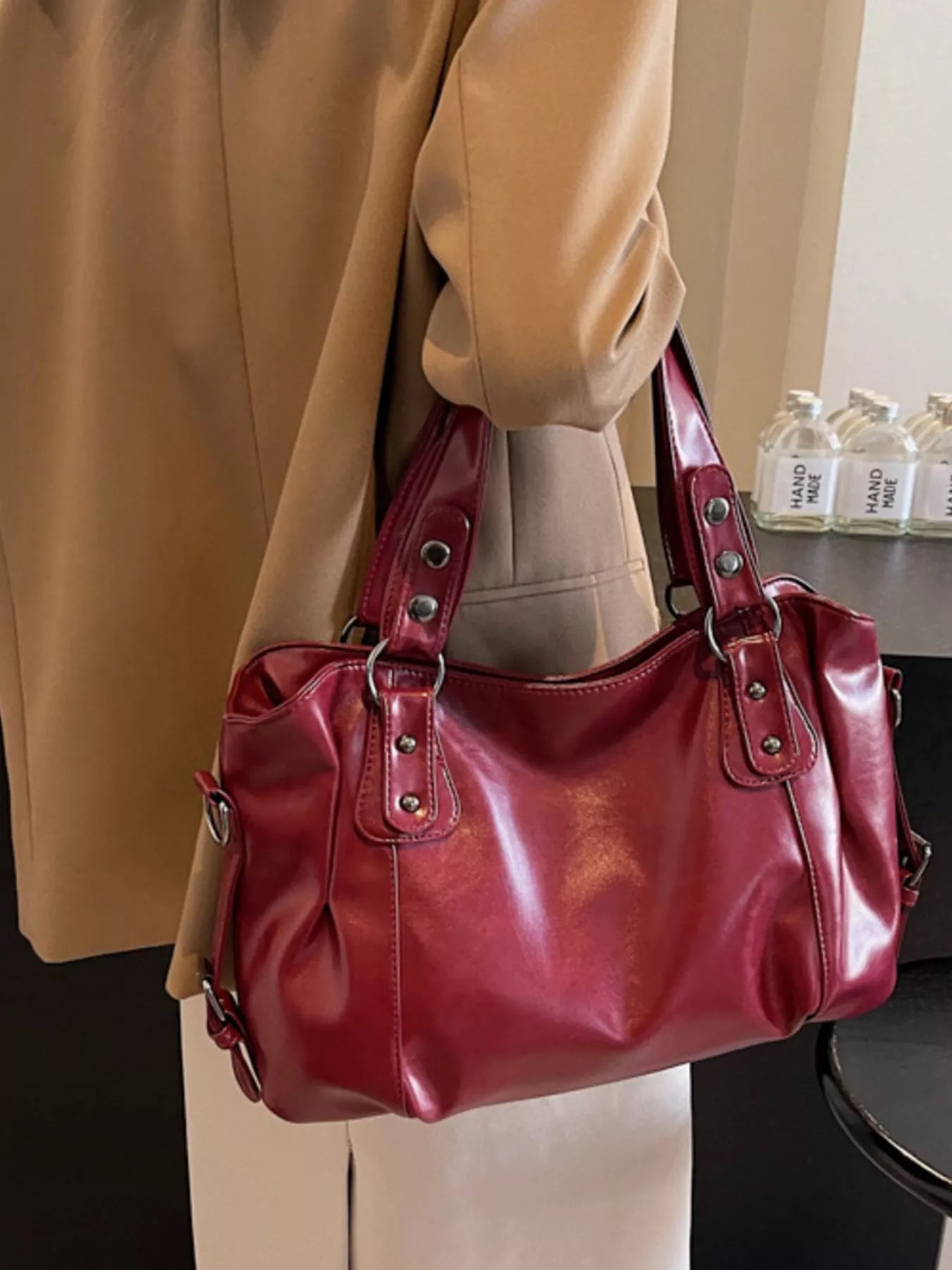 Vintage Style Leather Handbag 