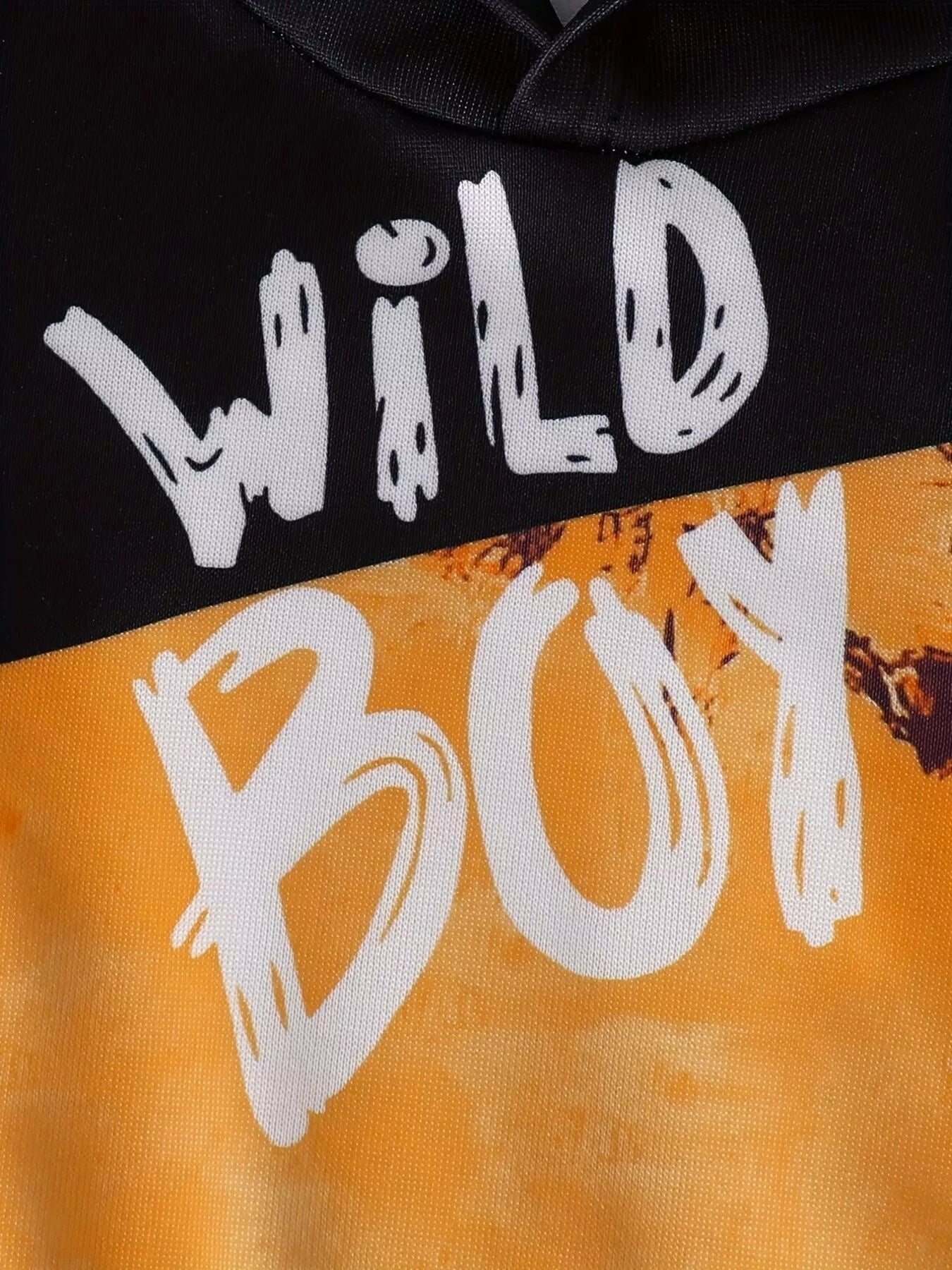 Children's Wild Boy Hoodie and Pants Set 