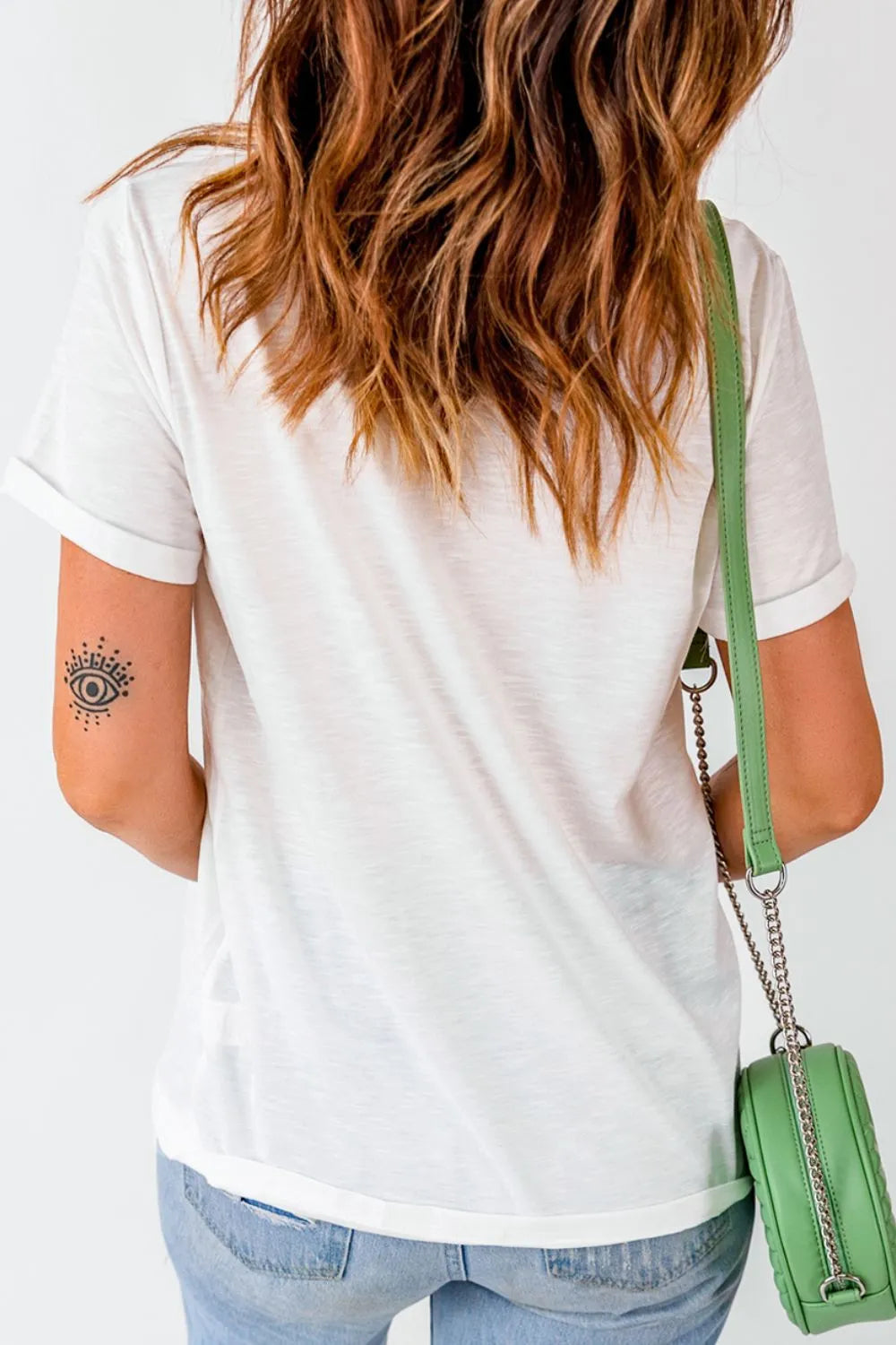 Sequined Lucky St.Patricks Day T-Shirt 