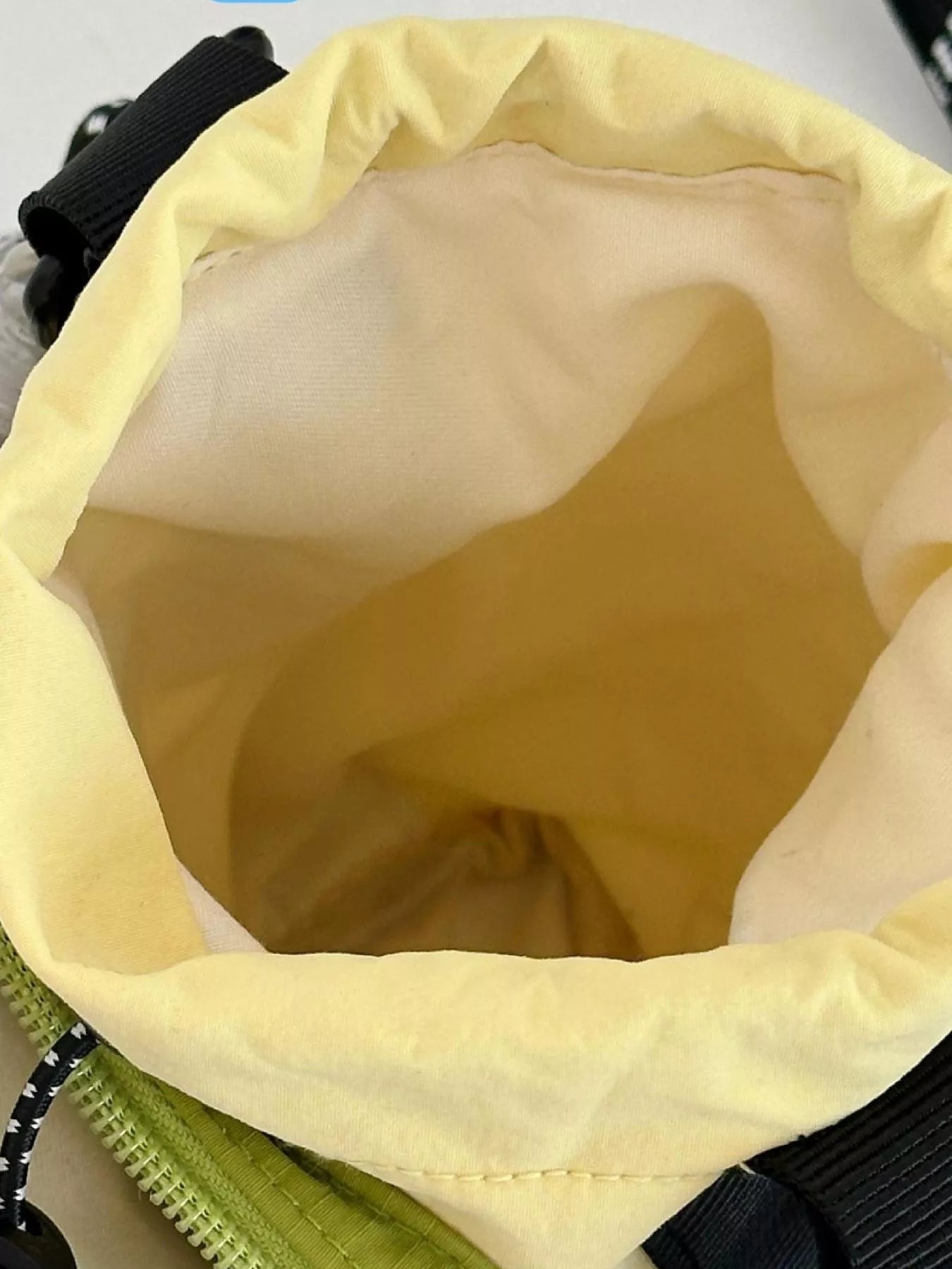 Drawstring Crossbody Bag with Front Pocket 