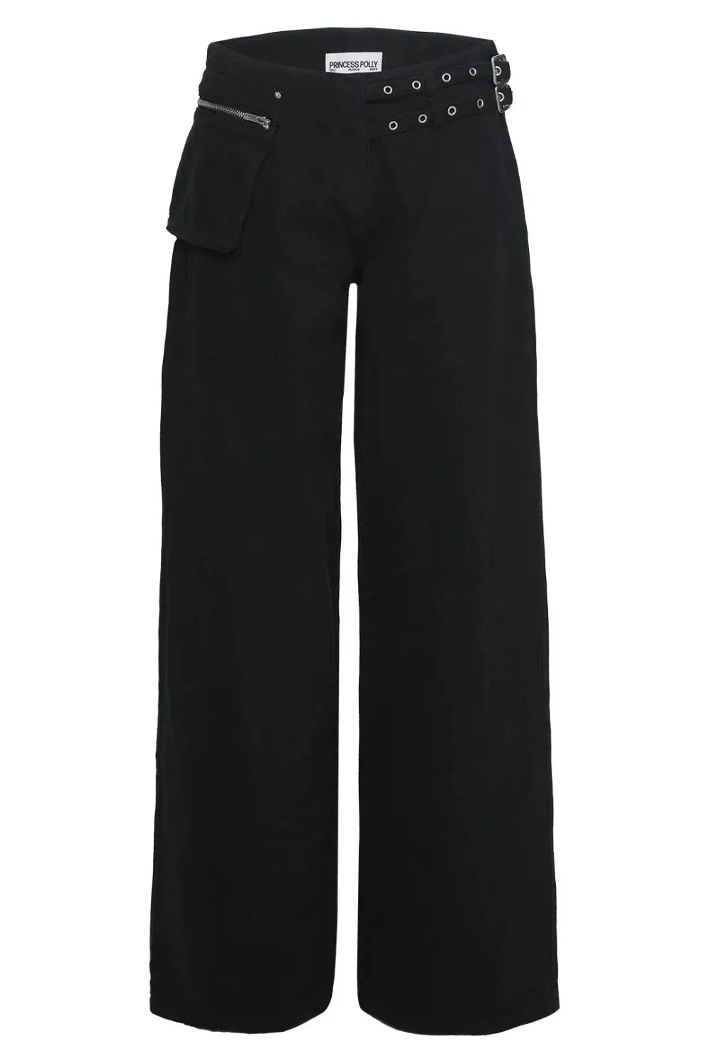 Wide Leg Jeans with Pockets 