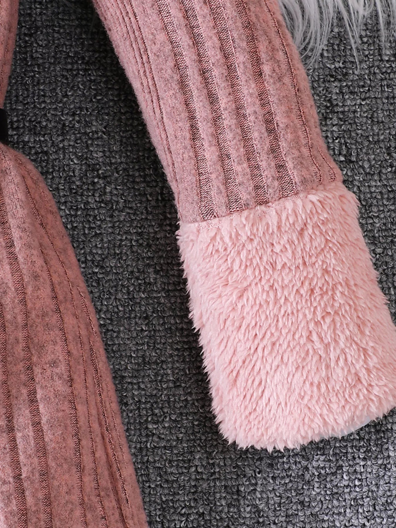 Children's Ribbed Knit Long Sleeve Dress 