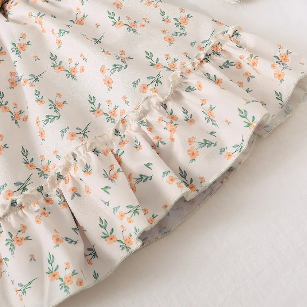 Single Shoulder Top and Printed Skirt Set 