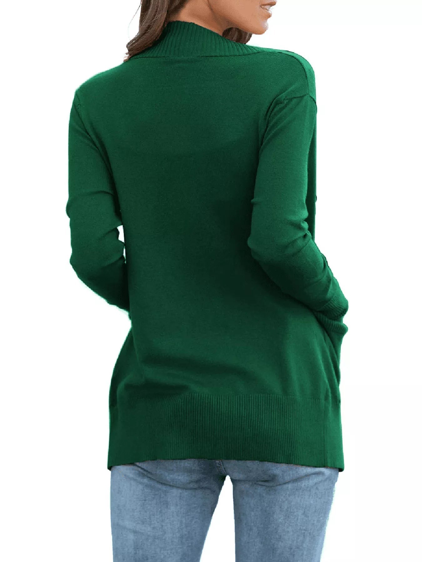 Open Front Knit Cardigan 