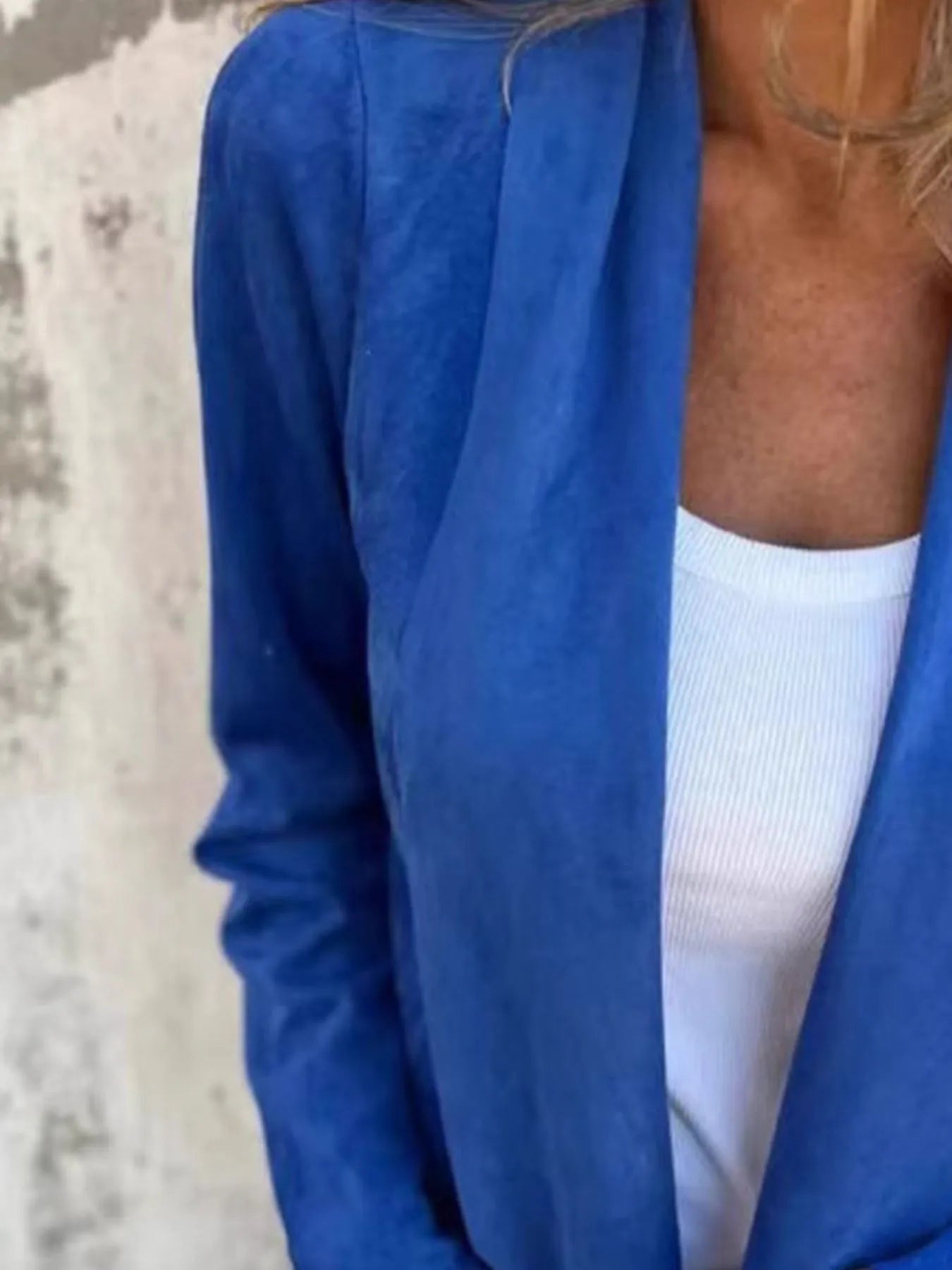 Full Size Open Front Casual Cardigan Plus Size 