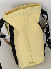 Drawstring Crossbody Bag with Front Pocket 