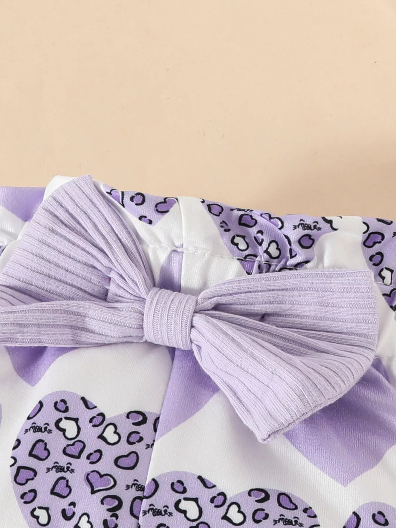 Children's Bubble Texture Long Sleeve Top and Pants Set with Headband 