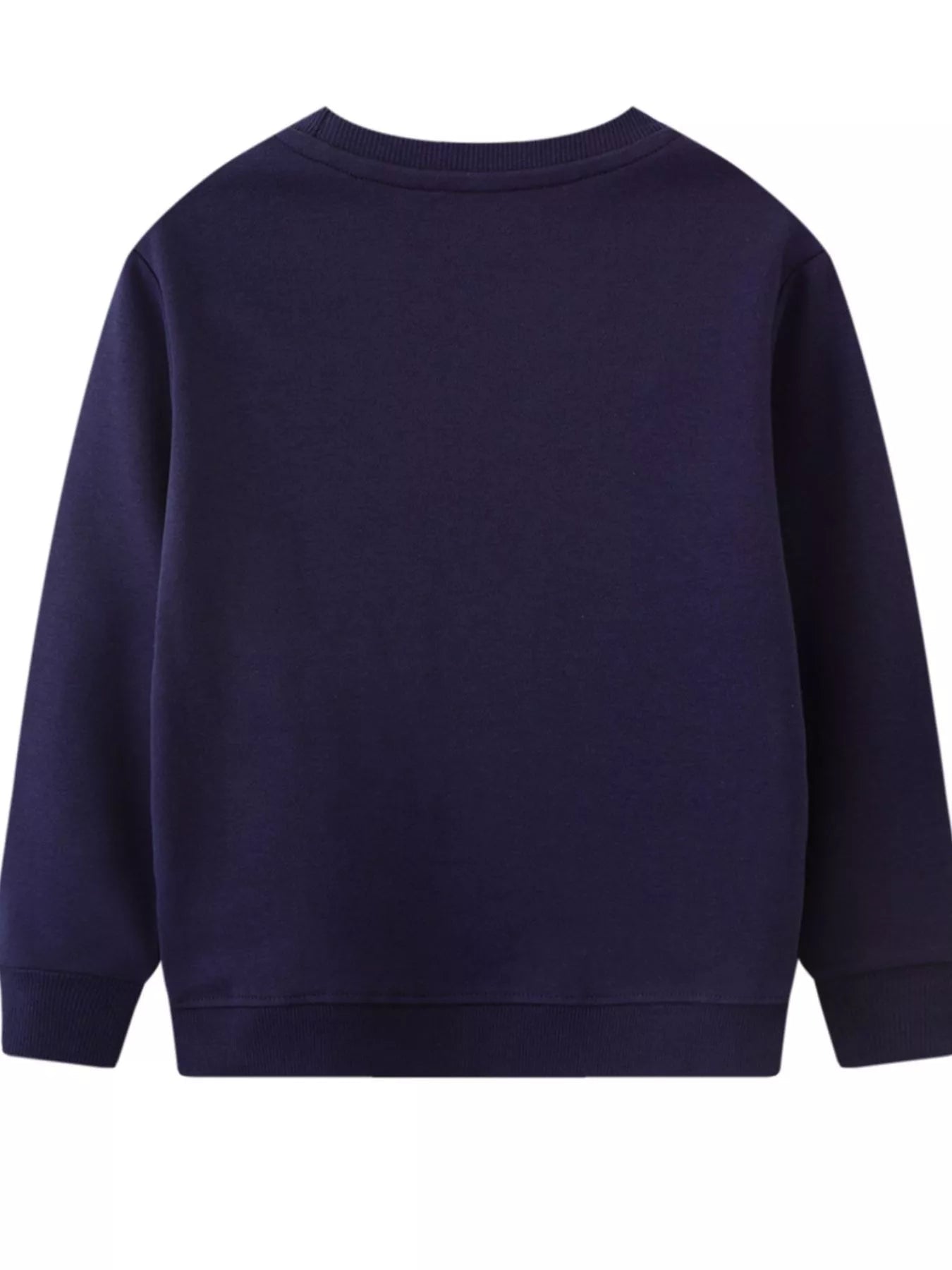 Children's Christmas Embroidered Round Neck Sweatshirt 
