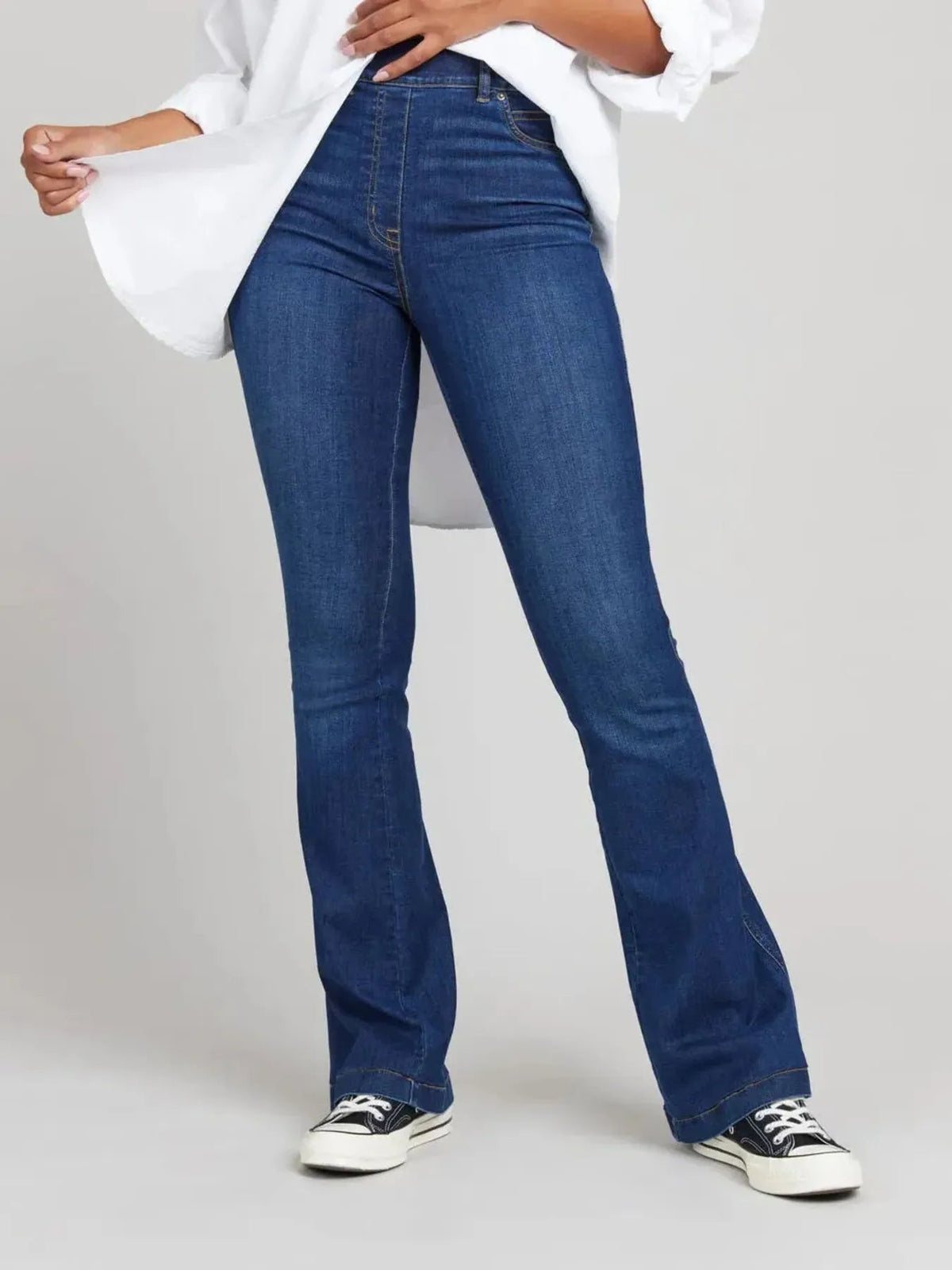Full Size High-Waisted Flare Jeans Plus Size 