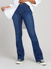 Full Size High-Waisted Flare Jeans Plus Size 