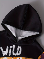 Children's Wild Boy Hoodie and Pants Set 