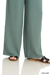 Zenana Double Gauze Lounge Pants 