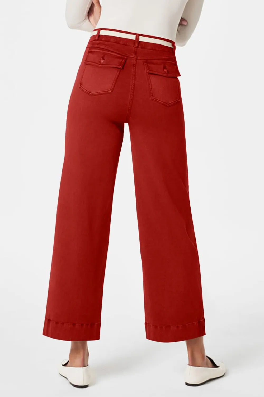 High Waist Jeans with Pockets 