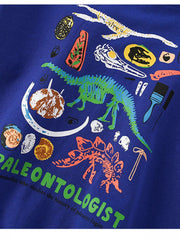 Children's Dinosaur Crew Neck Sweatshirt 