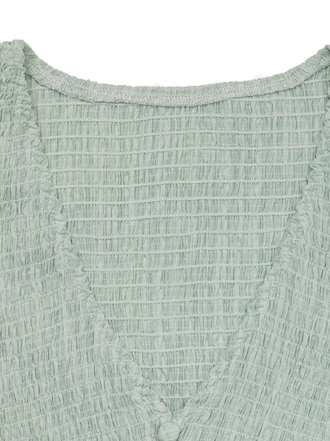V-Neck Ruffled Cap Sleeve Dress 