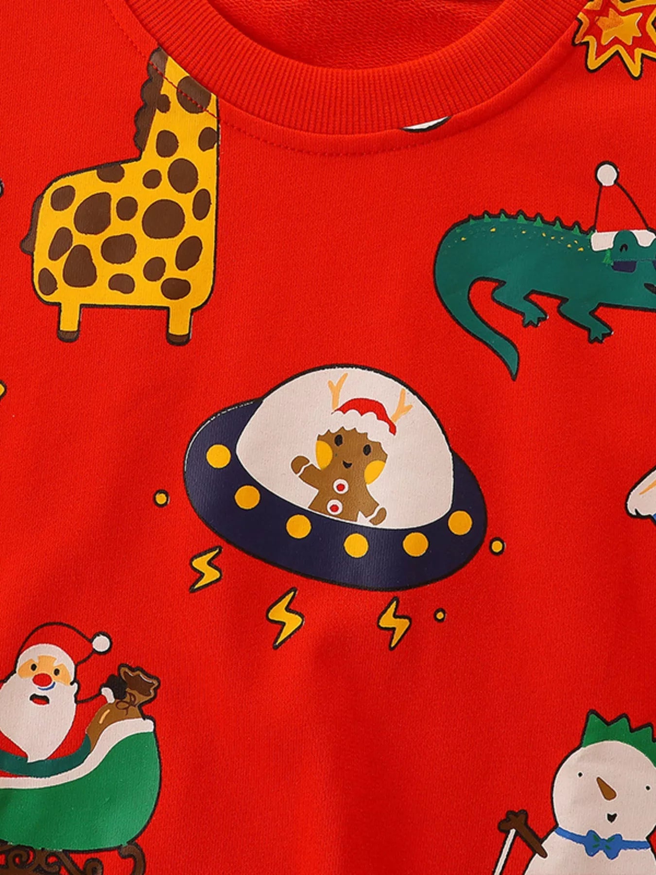 Children's Christmas Crew Neck Sweatshirt 