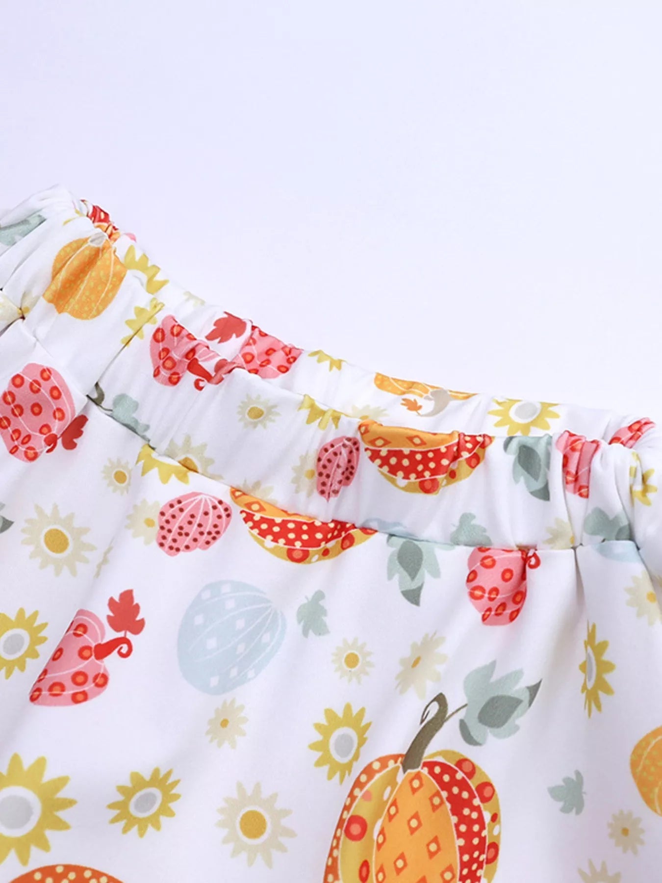 Children's First Thanksgiving Top and Skirt Outfit Set 