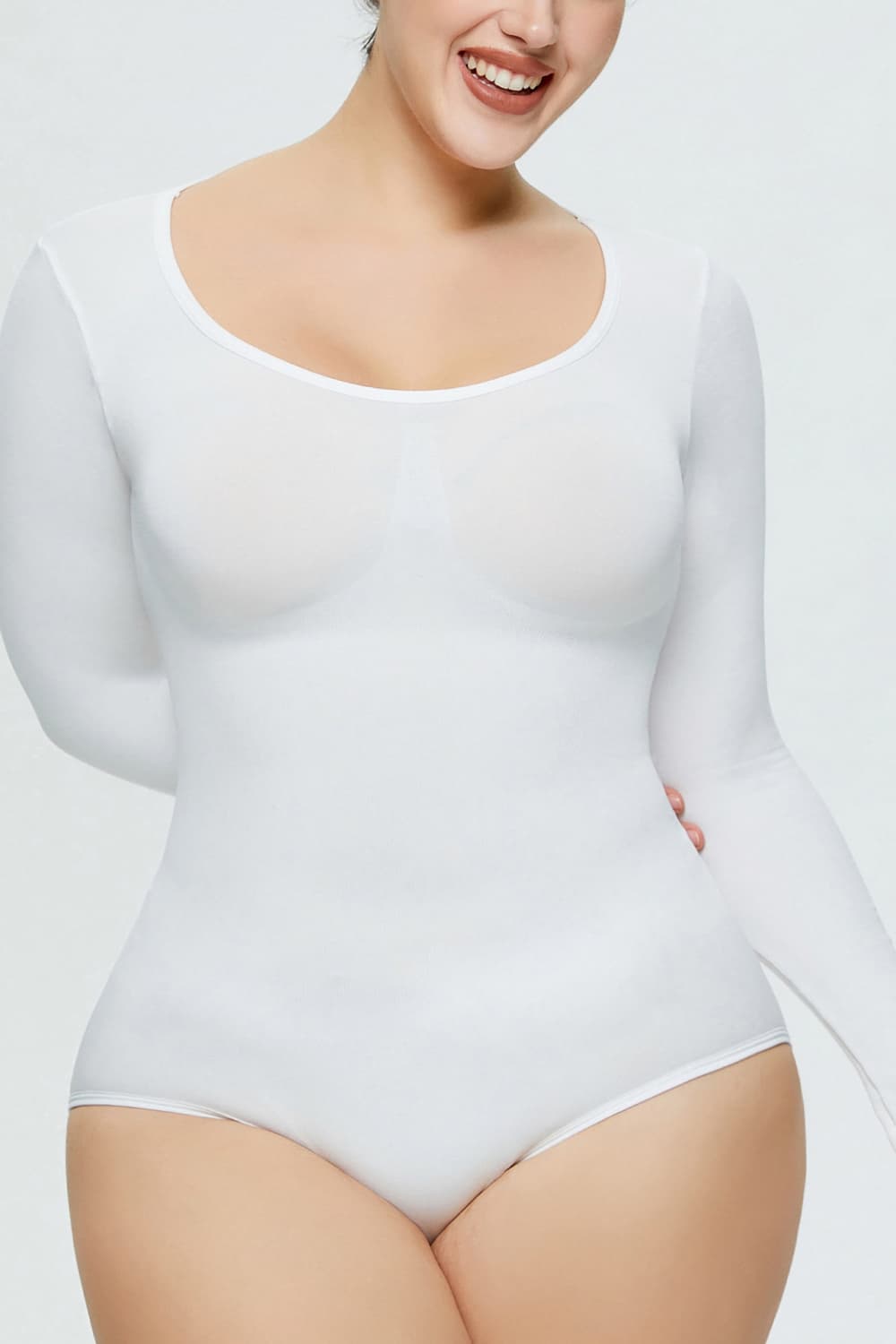 Long Sleeve Shaping Bodysuit 