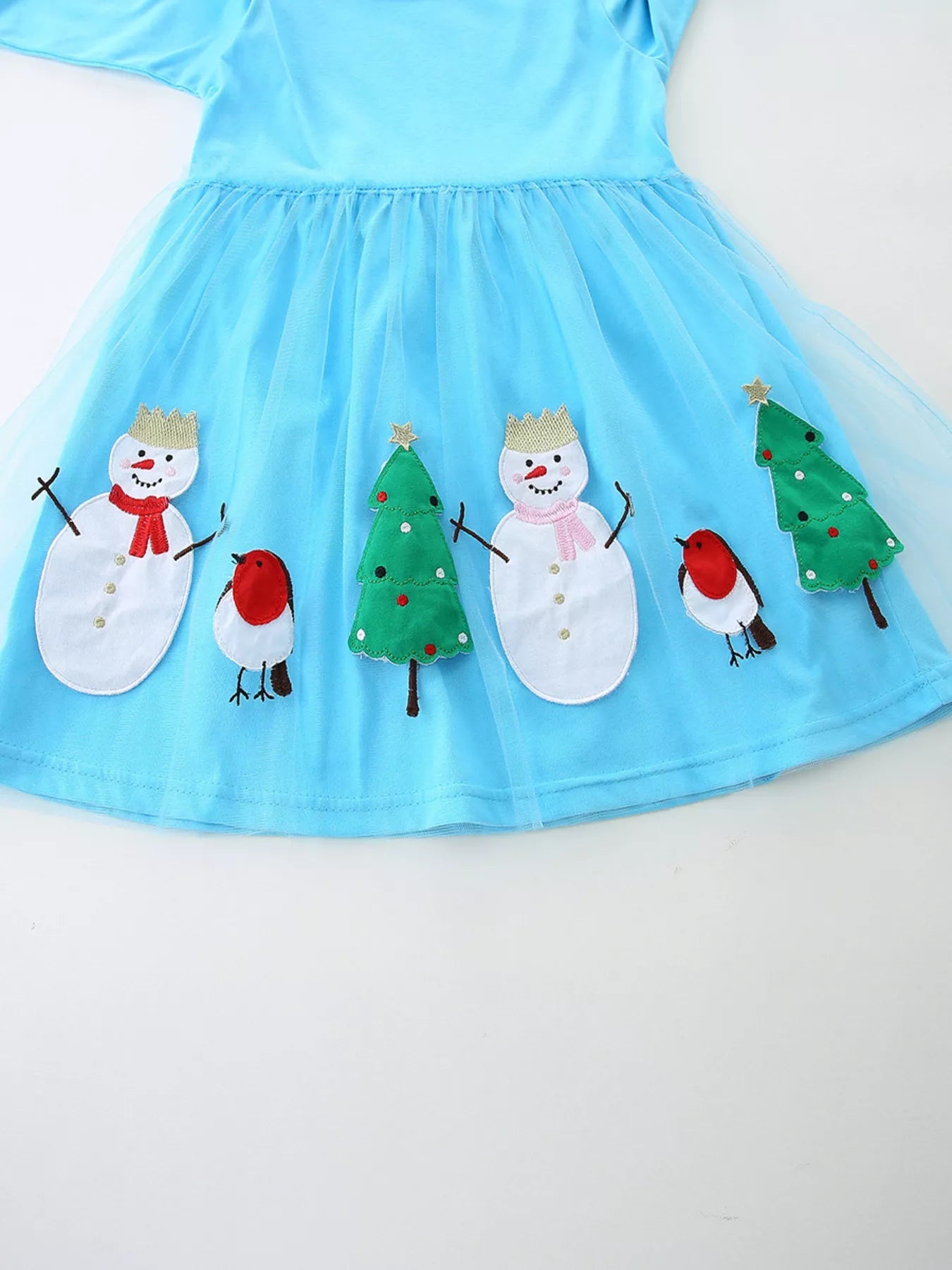 Children's Christmas Long Sleeve Dress 