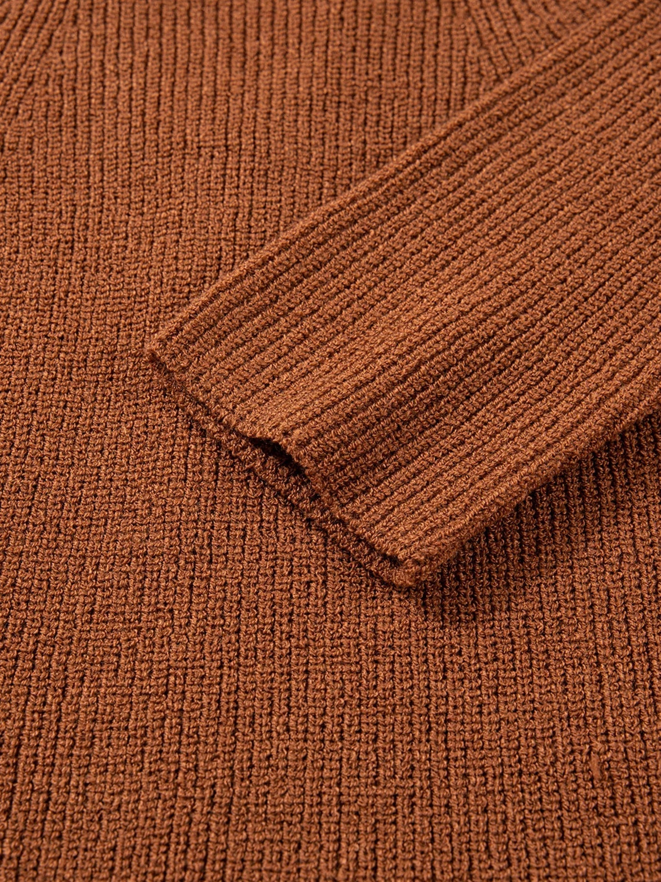 Contrast Knit V Neckline Cardigan 