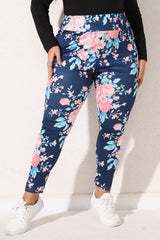 Plus Size Floral Print Legging 