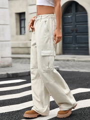 Wide Leg Cargo Jeans 